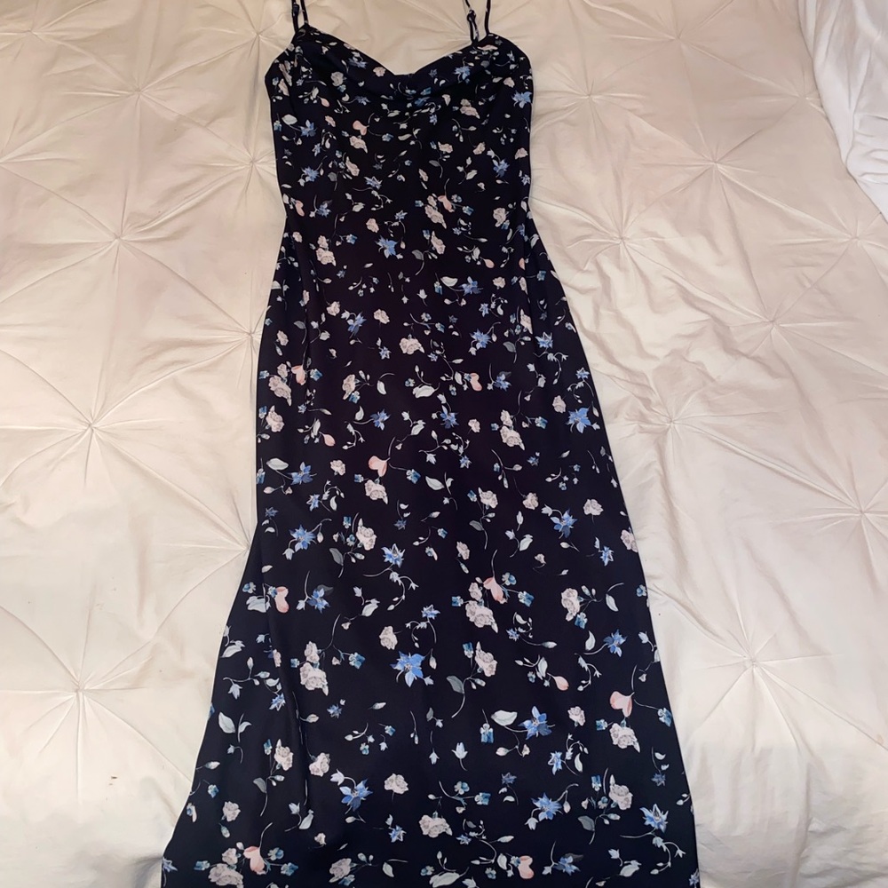 Floral Spaghetti Strap Dress